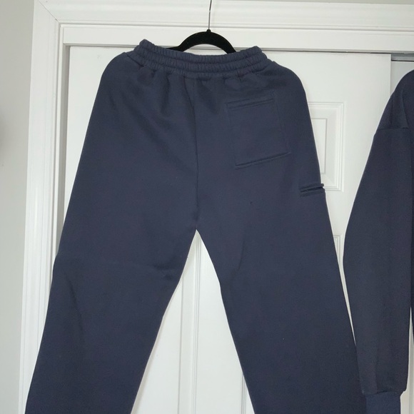Comfrt Affirmation Navy Blue Hoodie Sweatpants Set Medium - Picture 5 of 7